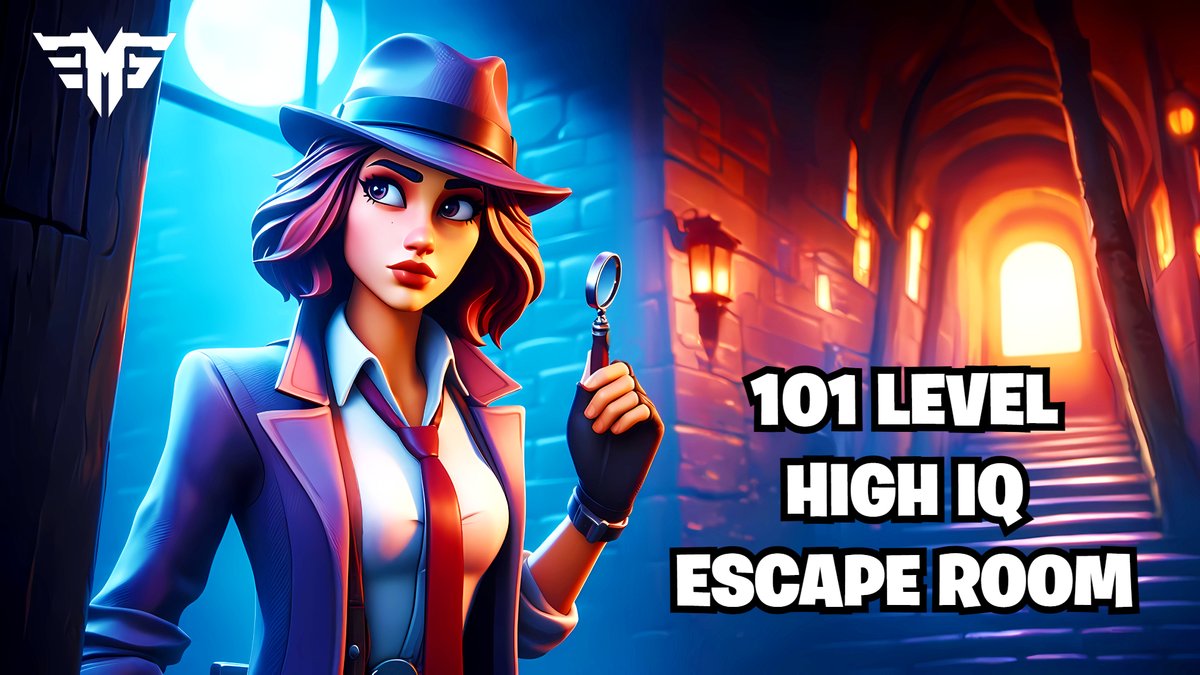❗New Map❗ 🔎 101 LEVEL HIGH IQ ESCAPE ROOM 🕵️‍♂️ Is your IQ high enough to Escape all the Levels? Jump in and find out! ✔ 101 Levels ✔ Unique Levels ✔ Good with Friends ✔ Relaxing ✔ Casual Map Code: 8324-7423-5389 Creator Code: EMG #EpicPartner