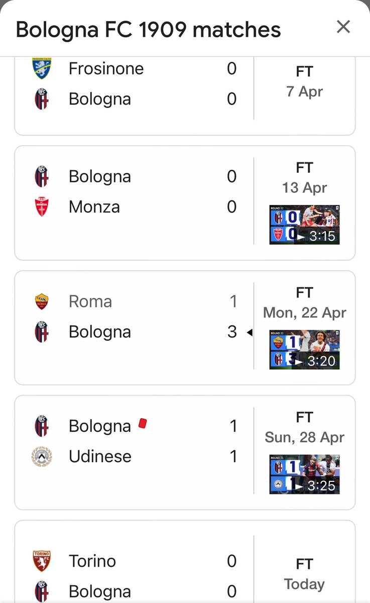 Che strana la #SerieA Il #Bologna una delle squadre più in forma d’Europa da un mese a questa parte, assicuratesi il 4º posto, è determinata a non superare la Juve al 3º posto… Che strano eh? 🤔 
Magari domenica sera cacceranno di nuovo la scienza… 😏
#SerieA
#wearecalcio
