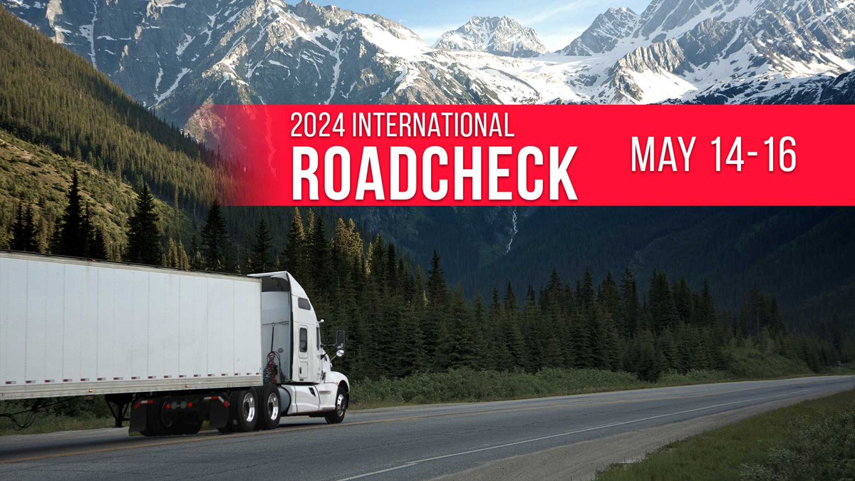 This year's International Roadcheck will focus on tractor protection systems and alcohol/controlled substance possession. Everything you need to know about the inspection can be found here >> bit.ly/49Hyka0