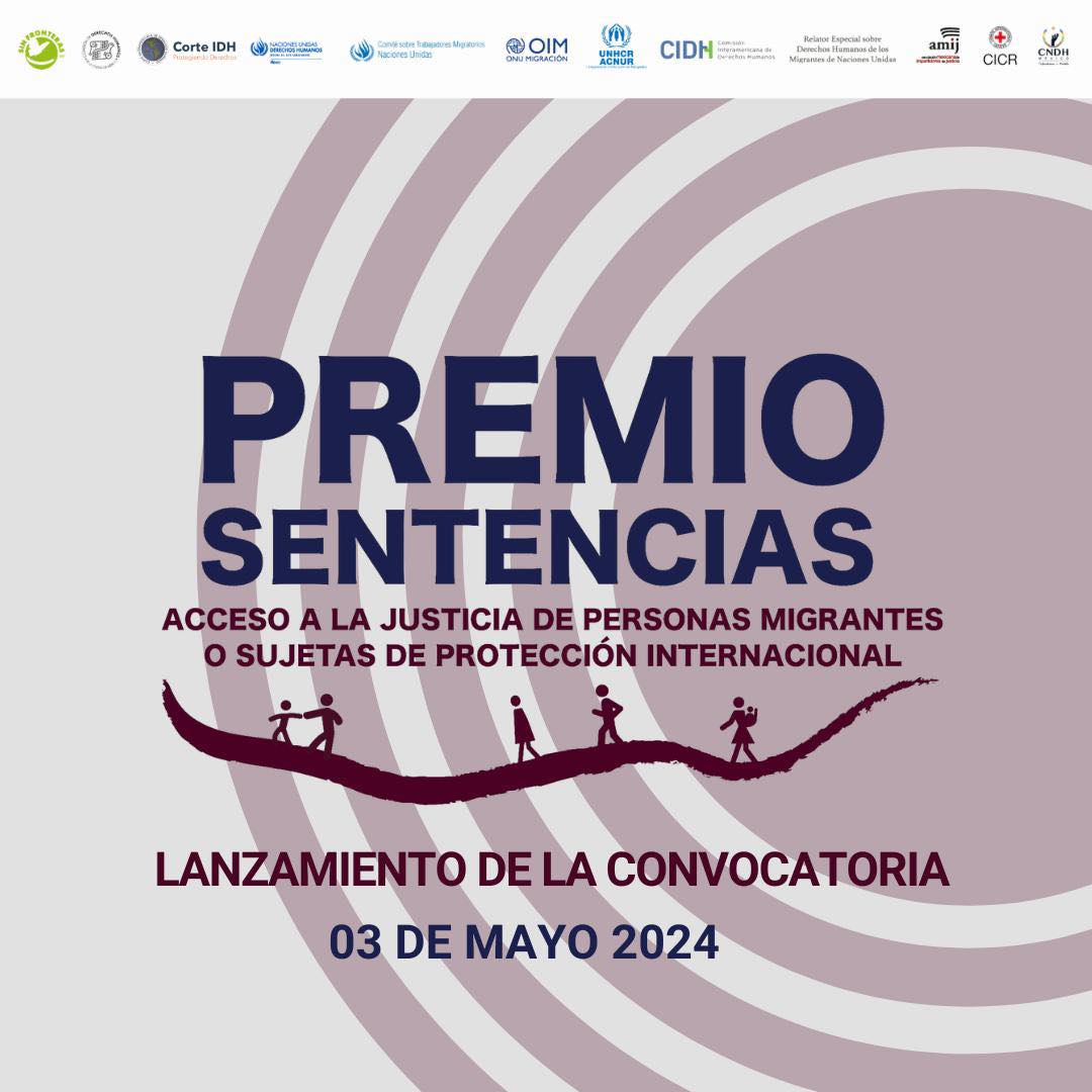 🏆 Lanzamos la 9a edición del #PremioSentencias: Acceso a la justicia de #personasmigrantes. El certamen destacará sentencias sobre el principio de no devolución, regularización migratoria y acceso a documentos de identidad 👉 bit.ly/44nH2cB