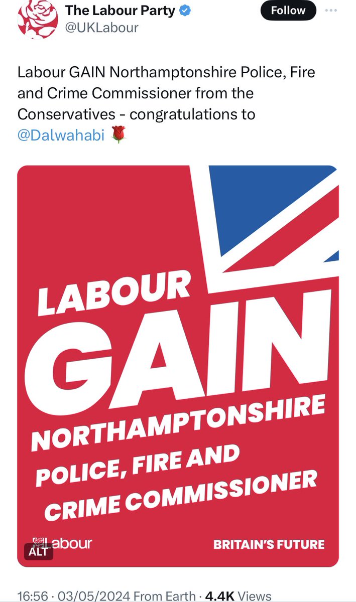 Not specific to any political party as such, BUT so uncomfortable with the blatant boasts of ‘gaining’ a police force PCC post politically. Feels incredibly wrong - whichever Party does it.