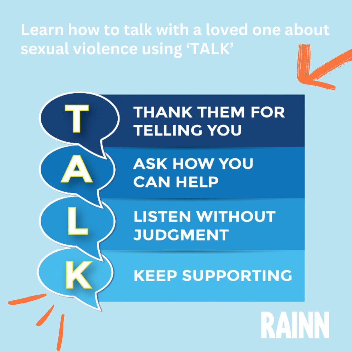 Grab your bestie, and let's yap about what's important. Mental health. 🗣️

👉 Swipe to learn how to 'TALK' with a loved one about sexual violence.

#mentalhealthmonth #aapiheritagemonth #mentalhealthawarenessmonth #mentalhealthmatters #aapi #mentalhealth