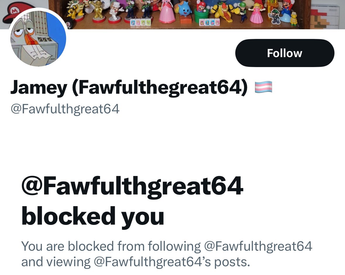 Them: “Sketchfab took my Paper Mario fan art down because Nintendo sent them a DMCA notice. Sketchfab is overstepping!”

Me: “Sketchfab is legally obligated to comply.”

Them: *blocks me*

Never ceases to amaze me the kind of entitled morons this platform is infested with.