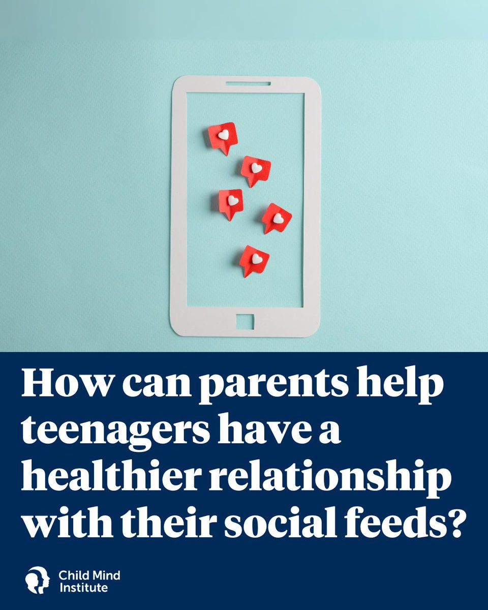 Sometimes, for teens, and even adults, looking at social media posts can make you feel like everyone has it together but you. childmind.org/article/social…