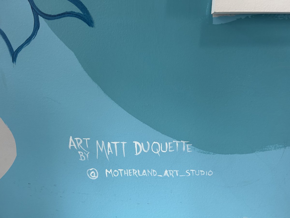 Let's applaud artist Matt Duquette on his new addition to the Town Aquatic & Fitness Center! As with our exterior mural, I secured the funds to commission the project, and it came together with the invaluable support of @asiwny, @tonawandaYPR and the Town Board. Great work, Matt.