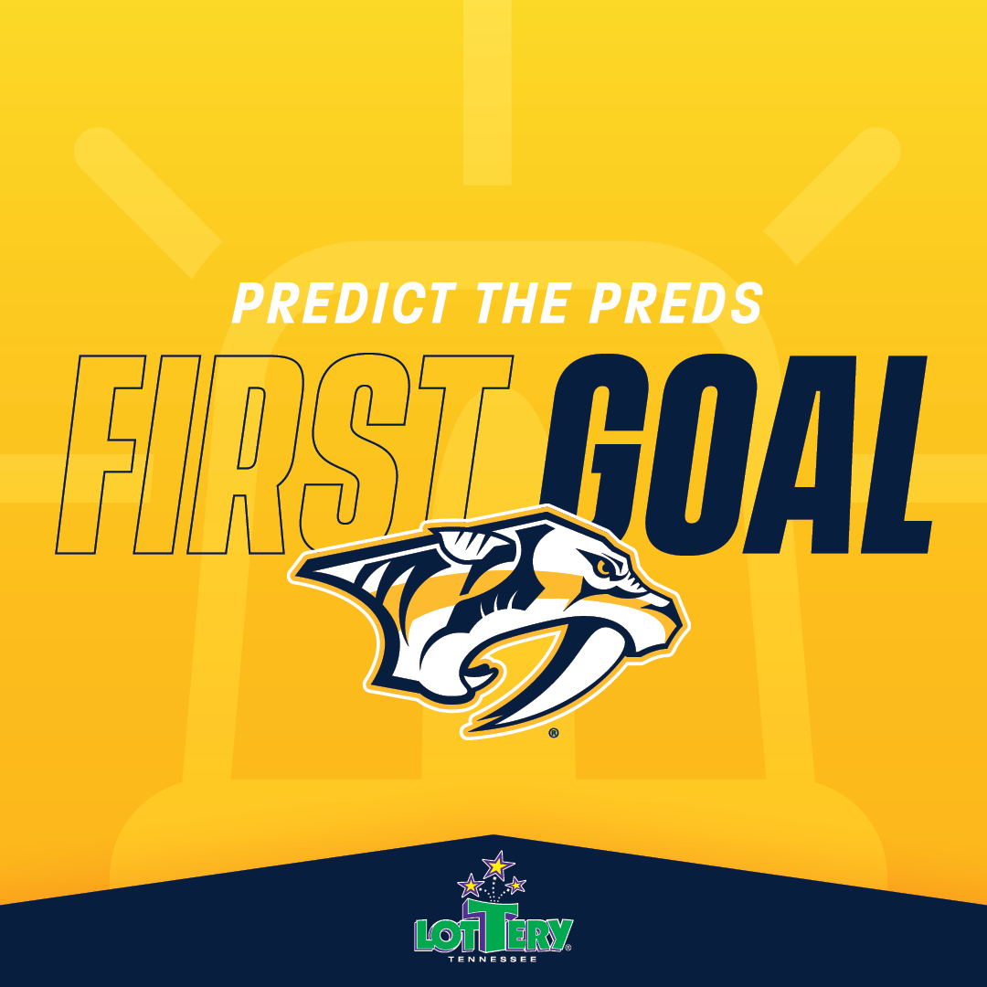 Who do y'all think will score the #Preds first goal tonight? Guess correctly and you could win an autographed puck! Rules -> bit.ly/44ze8WT