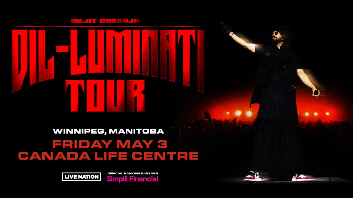 🚨 Great seats just released for Diljit Dosanjh tonight!!! Get your tickets NOW at bit.ly/3Qtl5TD