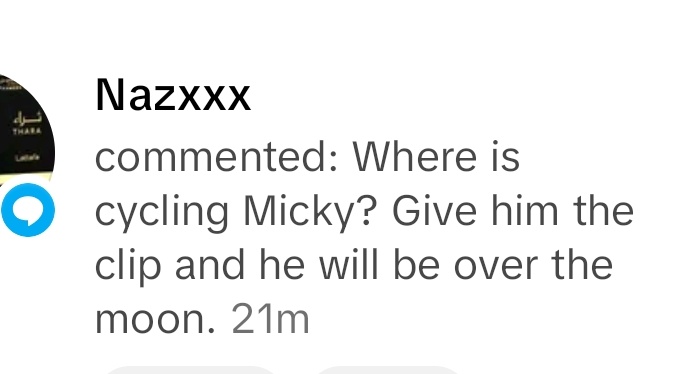 I made a video commenting on some bad driving. I got hundreds of comments saying @MikeyCycling would love this. Clearly, he has seeped into the public consciousness and I hope by extension people are more aware of illegal/dangerous driving and that it could be recorded.