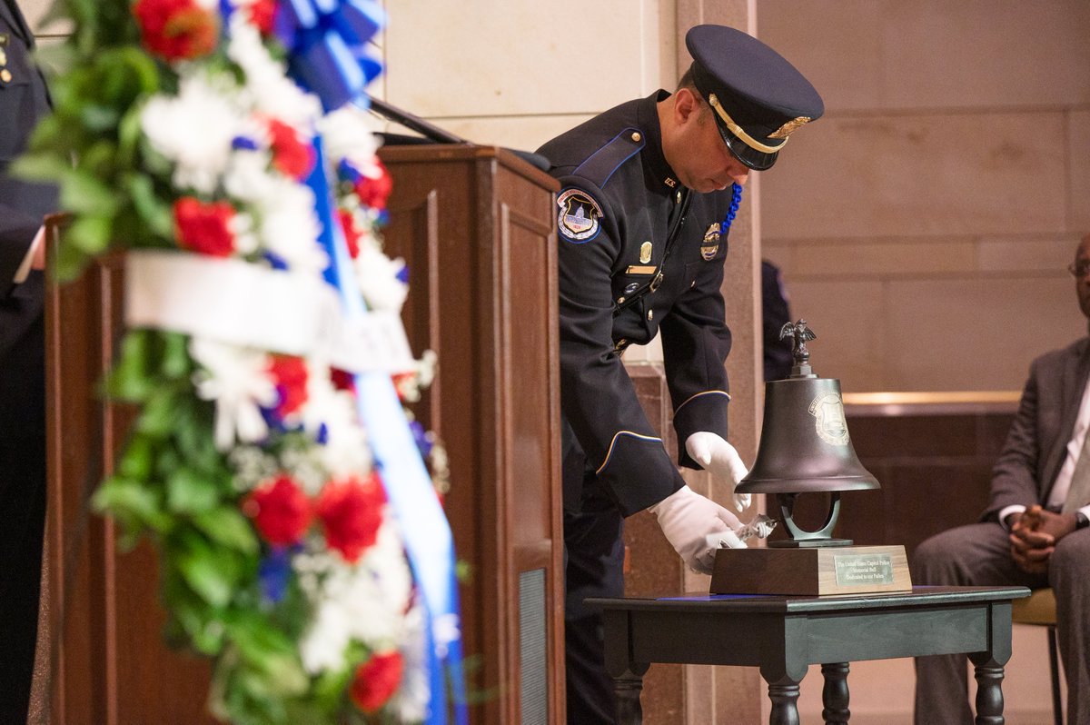 Every year we hold a memorial service to honor the United States Capitol Police officers who died in the line of duty. It is our most sacred event. Let us never forget our fallen brothers and always keep their families in our hearts.