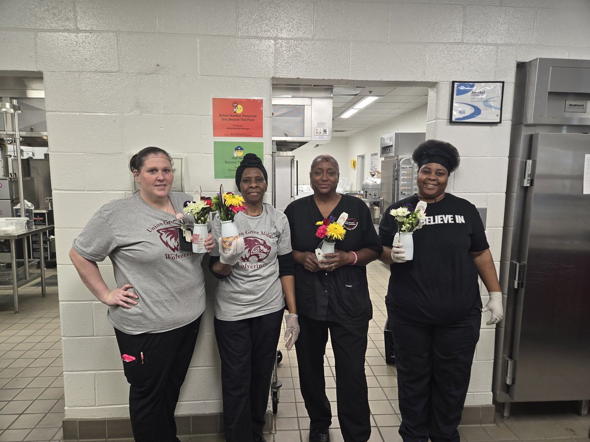 UGMS Cafeteria staff is greatly appreciated for going Above&Beyond in helping to take care of Wolverines.