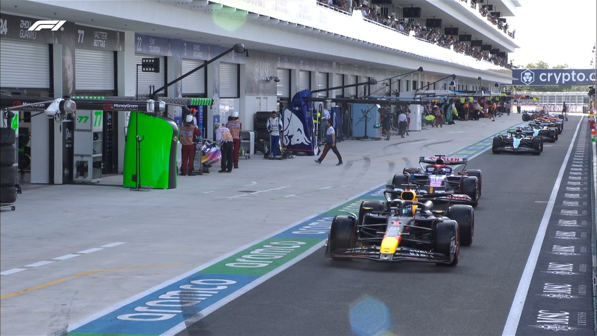 Here we go! 🍿 Who's got it over one lap? #F1Sprint #MiamiGP