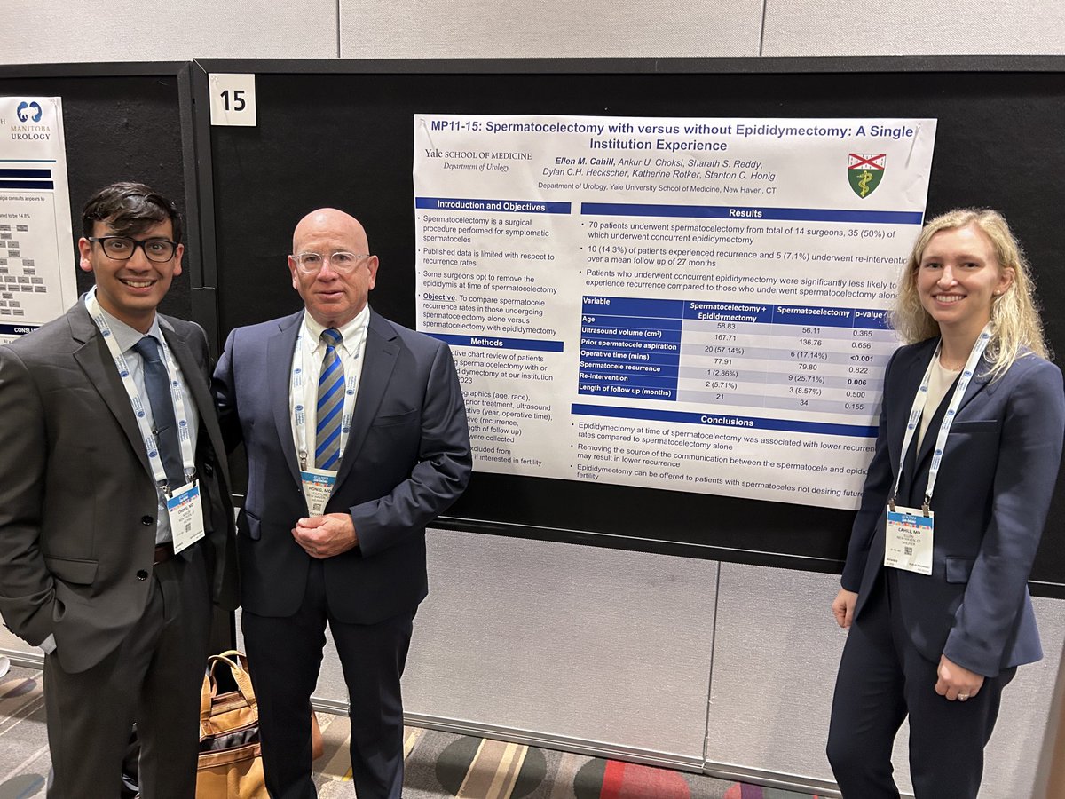 Piruz Motamedinia (@drmotamedinia) on Twitter photo β¦<a href="/ellenmcahill/">Ellen Cahill, MD</a>β© making the cases to take the epididymis at the time of spermatocele tx to π recurrence πͺ π₯ β¦<a href="/Yale_Urology/">Yale Urology</a>β© β¦<a href="/ankurologie/">Ankur Choksi</a>β© #aua2024 β¦<a href="/ellenmcahill/">Ellen Cahill, MD</a>β© making the cases to take the epididymis at the time of spermatocele tx to π recurrence πͺ π₯ β¦<a href="/Yale_Urology/">Yale Urology</a>β© β¦<a href="/ankurologie/">Ankur Choksi</a>β© #aua2024