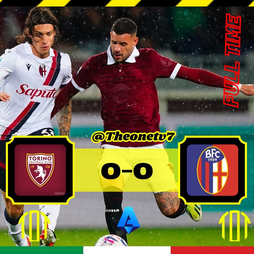 🚨La traversa e Skorupski frenano il Torino. Con il Bologna finisce senza gol🚨

#torinobologna #torino #bolognafc #seriea #thiagomotta #juric #theonetv7

👉Seguteci su @theonetv7