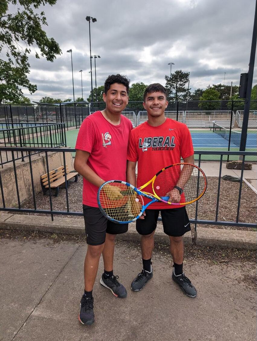 Regional Tennis 🎾| Wichita East

BOTH Liberal Double teams qualify for state and are STATE BOUND!! Parker Brown/Daniel Nguyen &amp; Emmanuel Garcia/ Jovanni Garcia