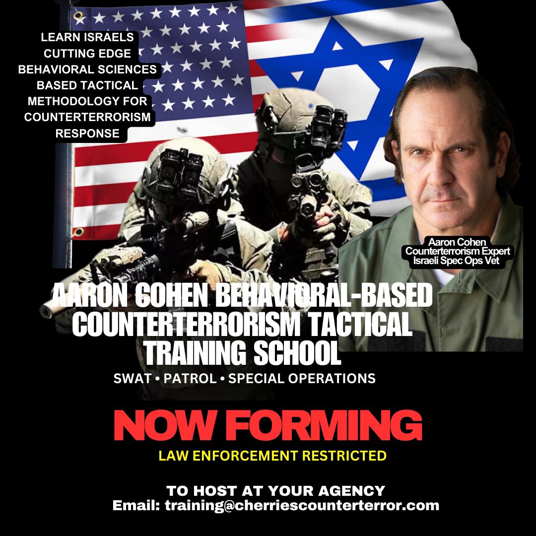 State leaders and Senators, take action to protect communities from terrorism threats. Ensure your law enforcement agencies are equipped with Israel’s cutting-edge behavioral-based response training. Host one of our courses now. Safety starts with preparedness.…