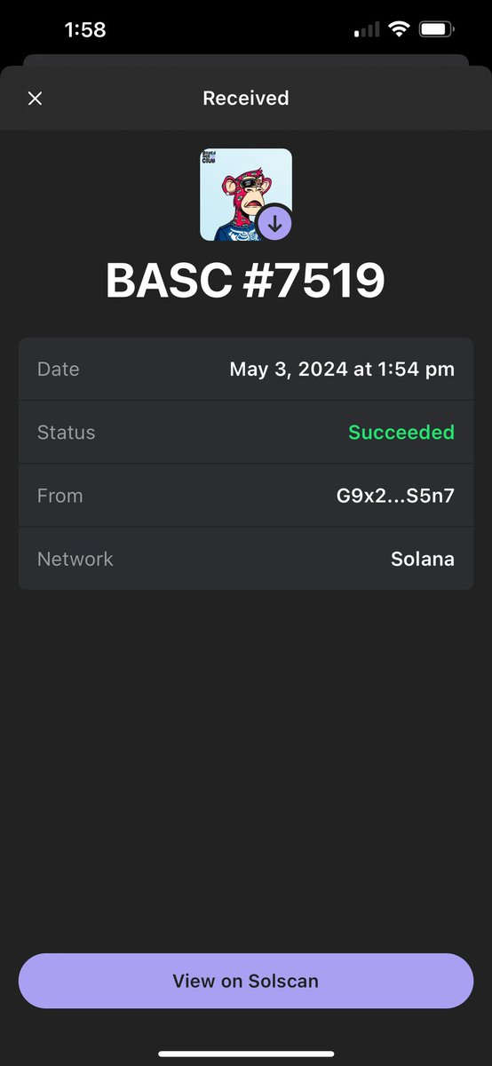 Picked up my 11th BASC v1 & was airdropped my 67th BASC v2. Always looking to add more to my BASC bag (including OG passes, $BASC & the collabs). @dak_daze and everyone at @BoredApeSolClub are truly some of the best people around Solana. Time to hit the vault for staking! 💎🙌🏽