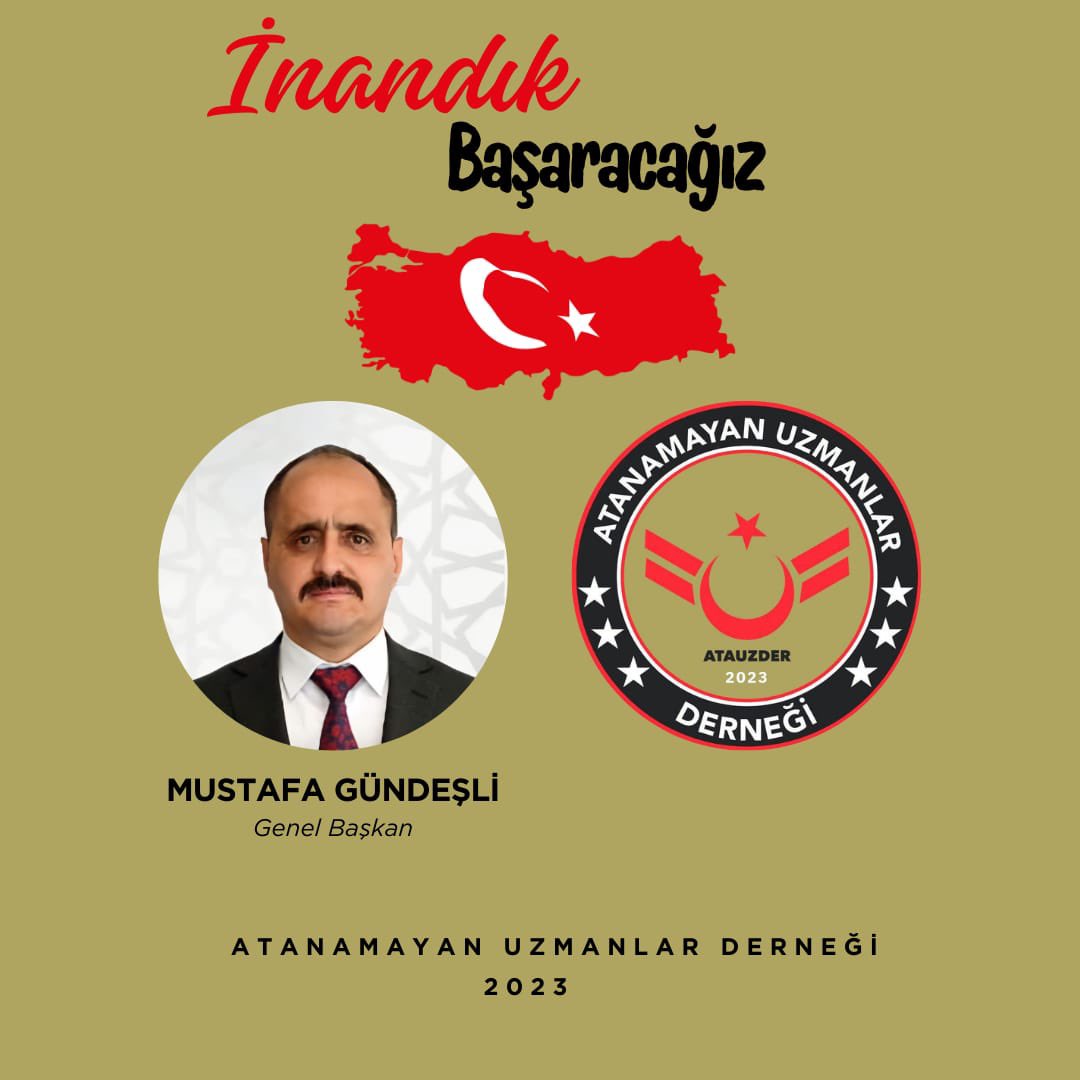 @Celalciftcitr @RTErdogan @yavuzatar @gulsenorhan @dbdevletbahceli @ErbakanFatih @eczozgurozel @gundes_46 EskiUzmanÇavuşlar ailesi olarak desteğiniz için teşekkür ederiz 
#kaderineterkedilenler 
@gundes_46