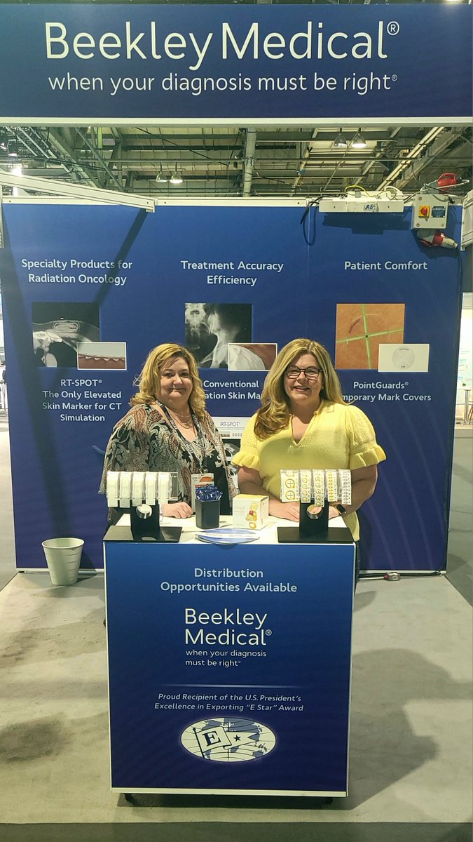 Amy and Beth are gearing up for a great show at ESTRO 2024!

Visit them at booth #1300 for the debut of our newest addition to the Elequil Aromatabs aromatherapy line - Orange Ginger! Designed to uplift and soothe queasiness.#beekleymedical #ESTRO2024