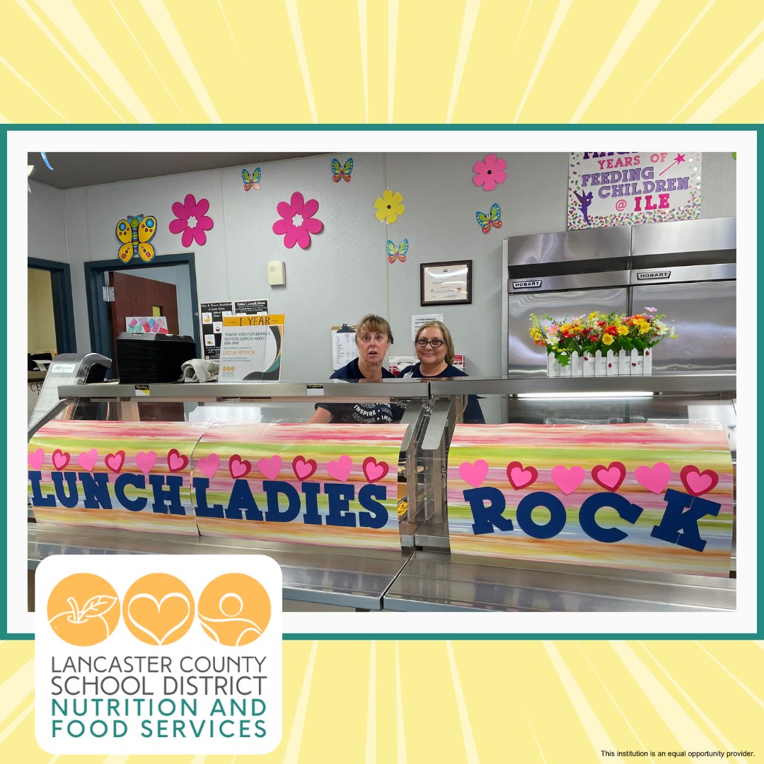 We had an amazing School Lunch Hero Day celebration at Indian Land Elementary School today! 🦸‍♀️ Thank you to all of our @LancasterCSD_Sc school lunch heroes for all that you do! 💙

#LancasterSC #LancasterSouthCarolina #Lancaster #SCschools #LancasterCounty