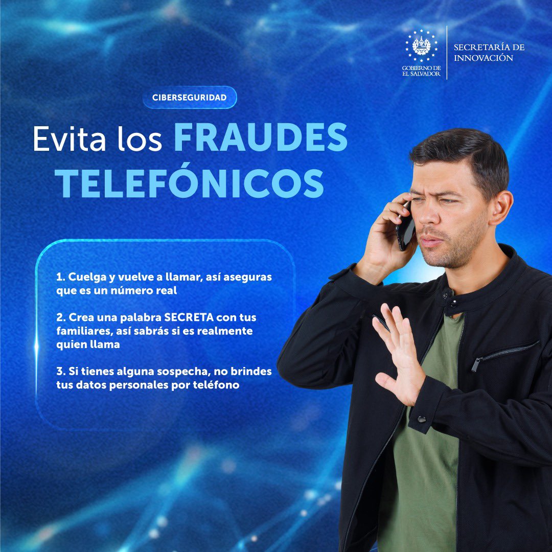 #Ciberseguridad | Protégete de los fraudes telefónicos 📞💡 ¡Tu seguridad es lo primero!