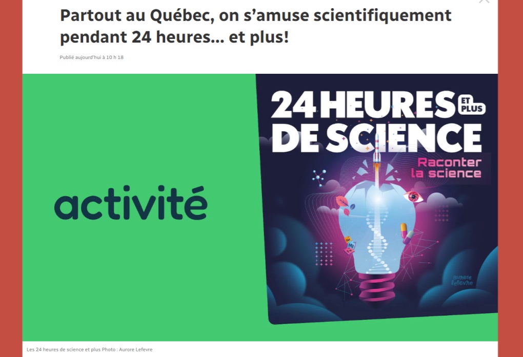 C'est le @24hdescience jusqu'à demain fin de journée! Lisez ceci pour tous les détails: ici.radio-canada.ca/jeunesse/paren… @le1518 #science #Famille