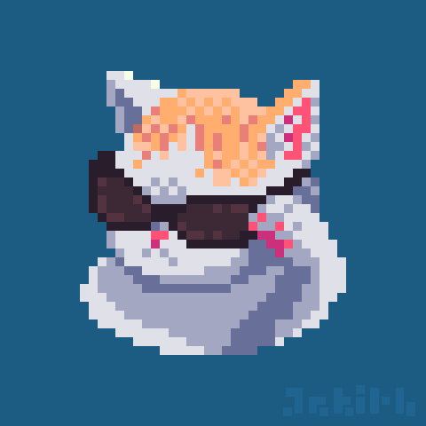 J0bith's tweet photo. She's a 😏 gurl
He's a "o7" boi

#pixelart #pixelartist #ArtistOnX #artph #cat #8bit #Pixels #aseprite https://t.co/QO01SWkiJE