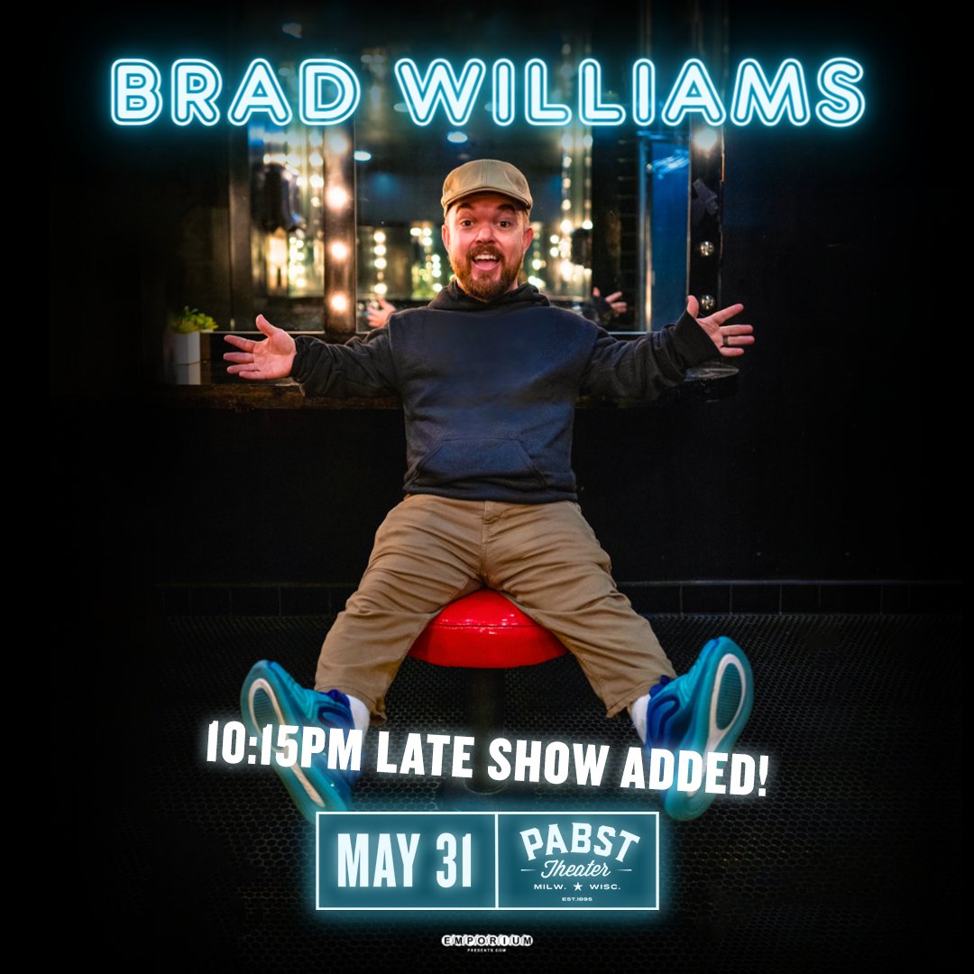 Get ready to laugh until your sides ache, Milwaukee! Renowned comedian @funnybrad hits the road with his new comedy tour and heads to Pabst Theater on May 31st! Get more info + tickets here ➤ bit.ly/BWILLMKE23