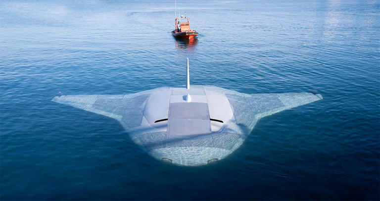 超大型の水中ドローン、マンタレイ（UUV）が水中テストを完了 msn.com/ja-jp/lifestyl…