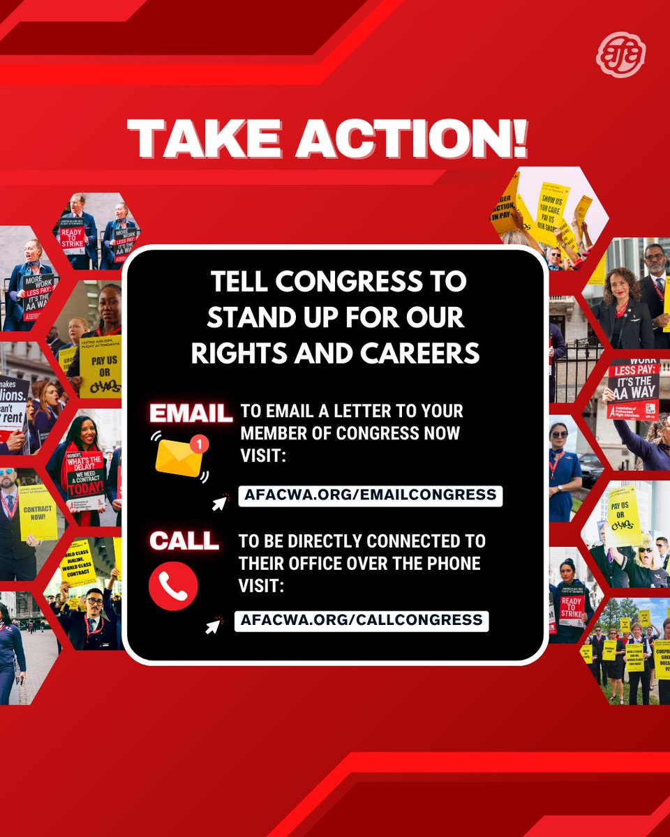 We’ve sent 15k letters to Congress, but we’re not stopping yet! Write your Representative and ask them to sign on to a congressional letter to the NMB. Then, give them a call and share w/ your friends! Tell Congress to stand up for our careers! actionnetwork.org/letters/no-mor…