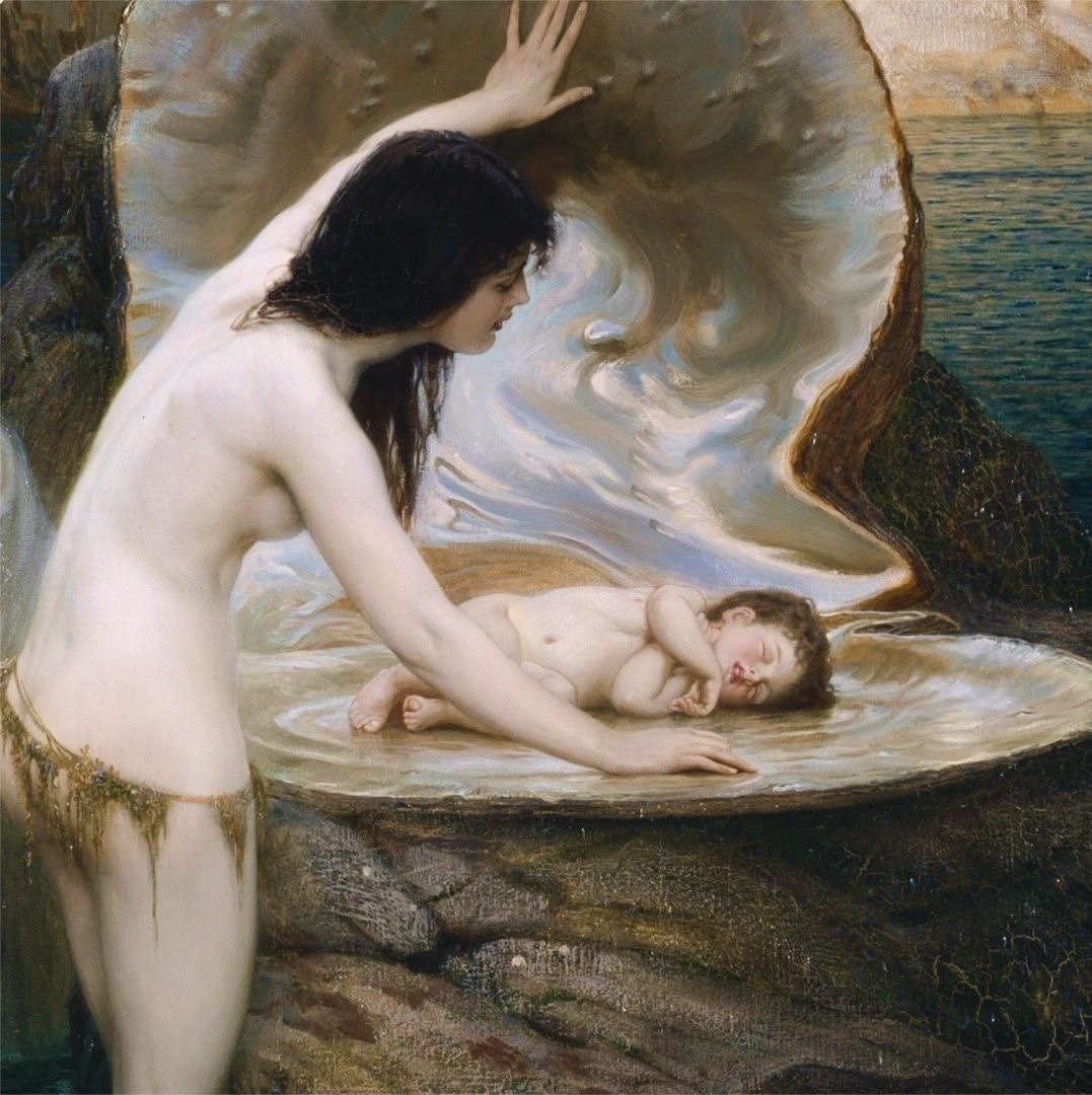 ‘A Water Baby’ by Herbert James Draper, c. 1900