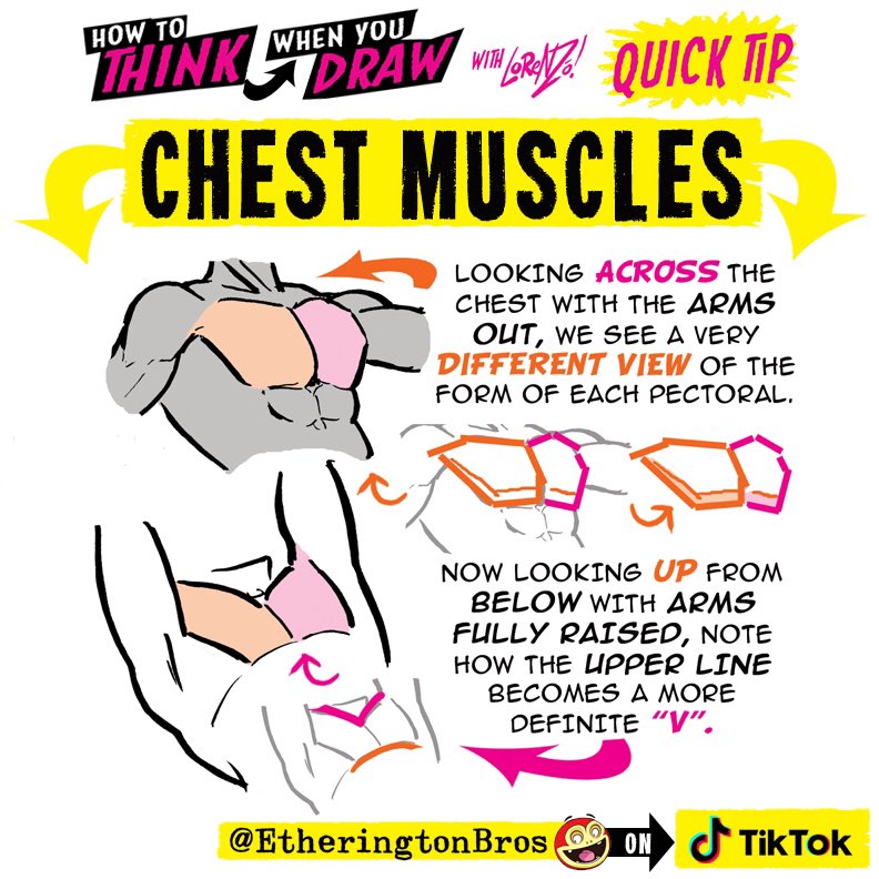 CHEST MUSCLES! AND … I just posted a tutorial on COMPOSITION USING CONTRAST over on TIKTOK ( handle: EtheringtonBros ) - hope it’s useful! Lorenzo! #anime #manga #comicart #conceptart #gamedev #animationdev #gameart #tutorial #illustration #art #drawing #characterdesign #visdev