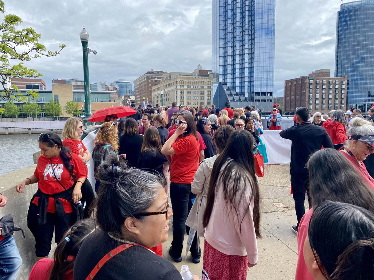 Today my team and I joined the Murdered & Missing Indigenous Persons (MMIP) Rally & March in Grand Rapids, Michigan. Too many Native Americans are victims of violence. We’re committed to doing everything we can to end this injustice.