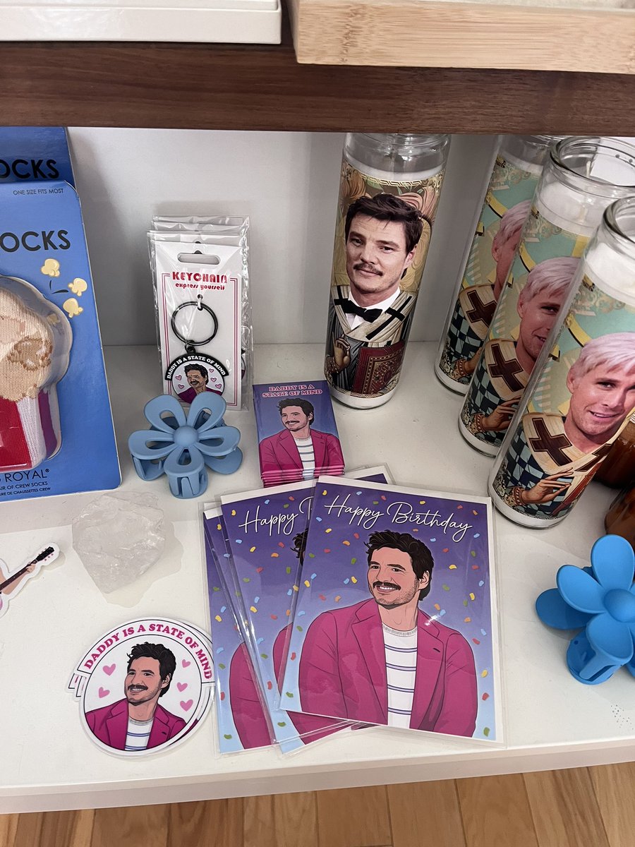 My local gift shop, Twirls & Twigs, knows what’s up. #pedropascal #studiocity