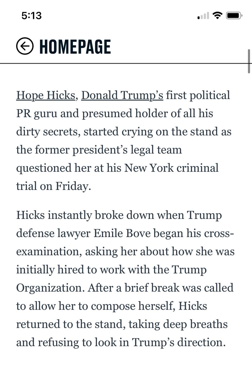 Hope Hicks can take her babe in the woods act and choke on it. She helped put that piece of shit in the Oval Office. She doesn’t get to cry about it now.