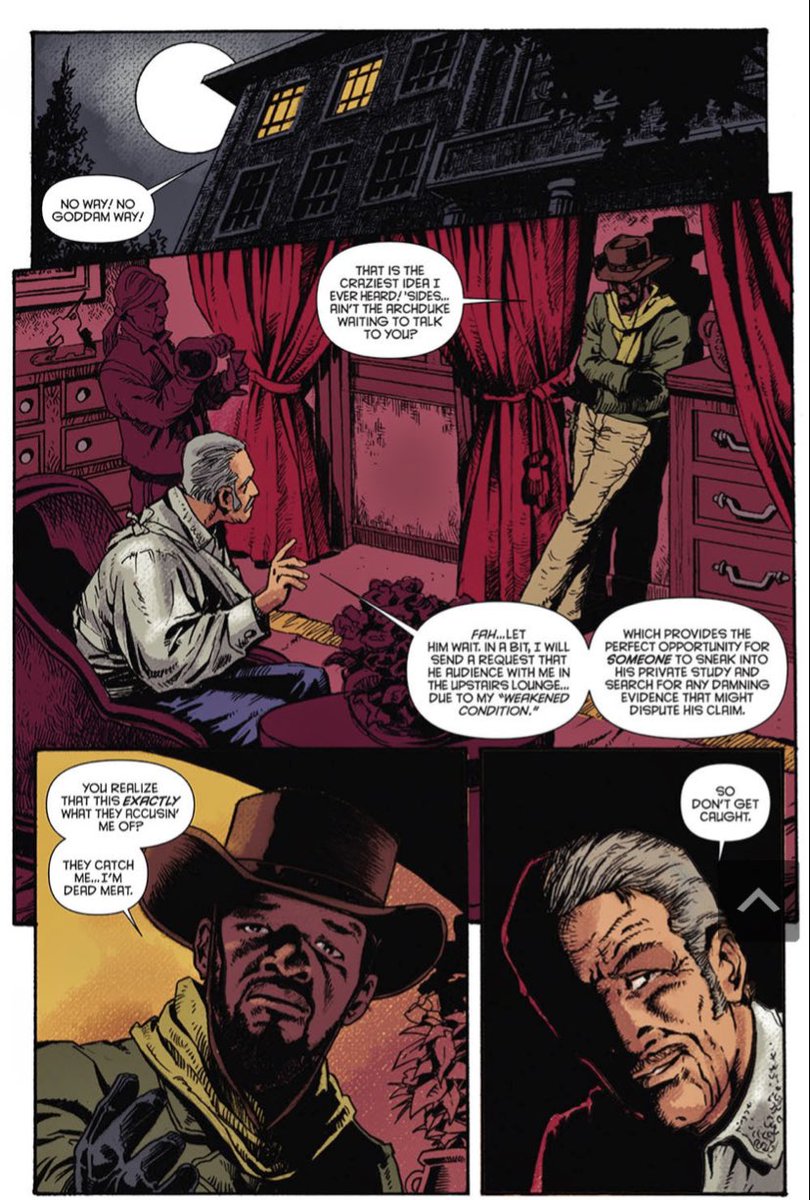 Reading this Django Unchained/Zorro crossover and it’s some damn good storytelling. This would have been a great film sequel.