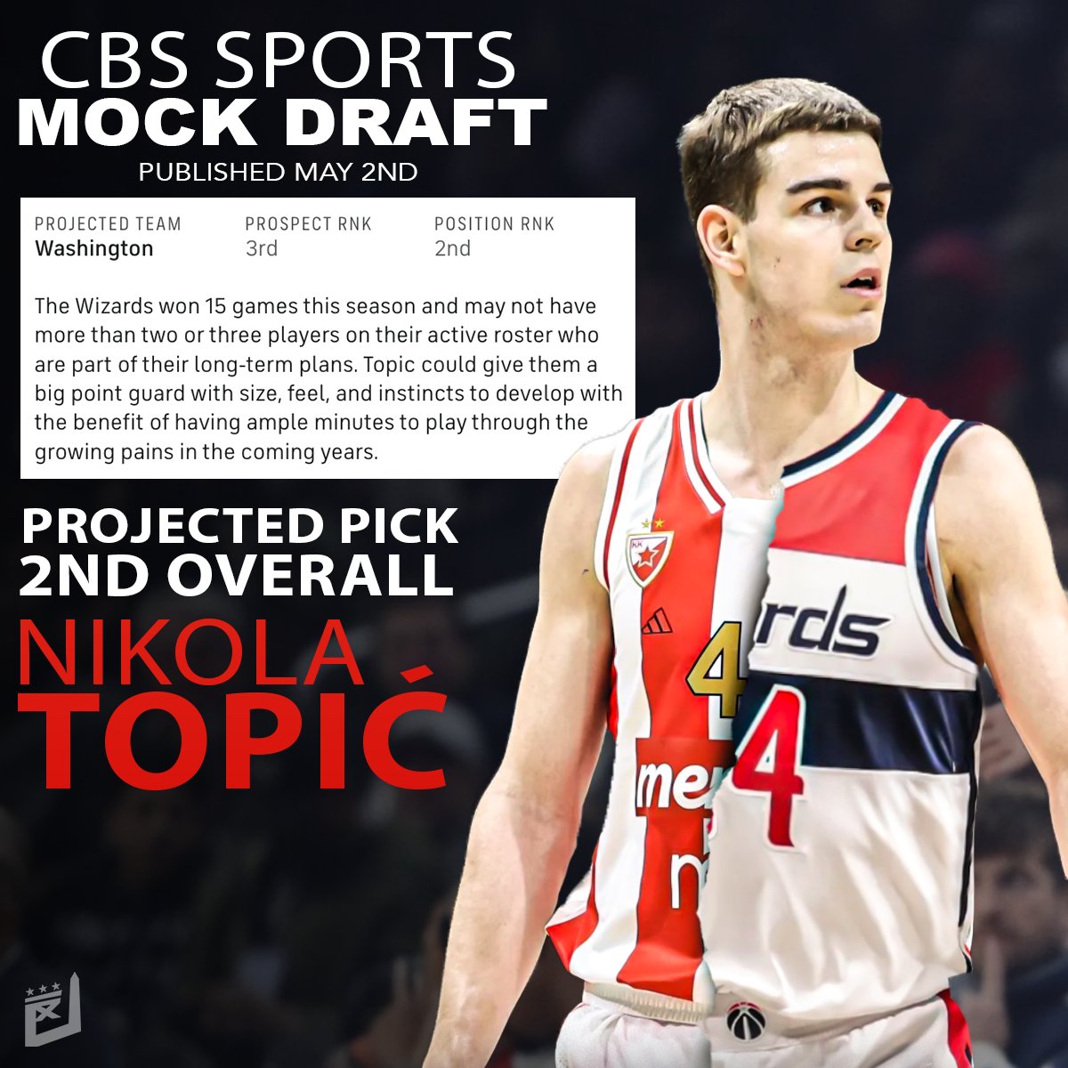 Attention Wizards fans: What would you think of this pick? (via @AdamFinkelstein @CBSSports)