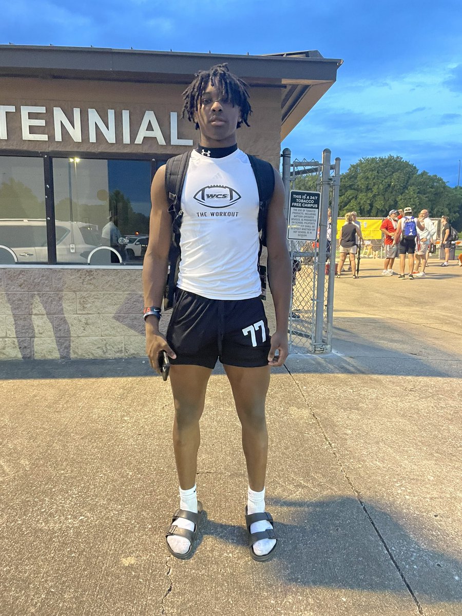 I had a great time representing Ravenwood yesterday at The WILCO Workout. Thank you to all the coaches for the evaluation. #77 @wcsRHSstrength @wcsRHSfootball @NatlPlaymkrsAca @CWilson_NPA @NCEC_Recruiting @CoachCoreyD @_CoachRodriguez @CoachDCollier