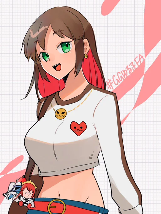 Daiさんのところのジャックオーちゃん使いの子のFAです!  #GGゆる子FA