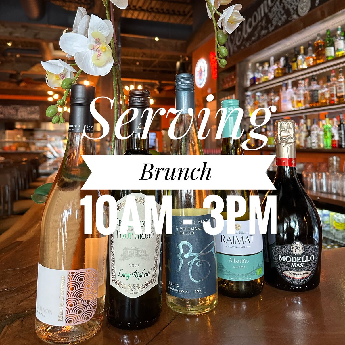 🌸 Don't miss out on our fabulous Mother's Day celebration! 🌟 Treat your mom to a special brunch and dinner with us, and indulge in 1/2 price wine bottles all day long. 🍷💕 #MothersDay #WineLovers #CelebrateMom #SpecialTreats