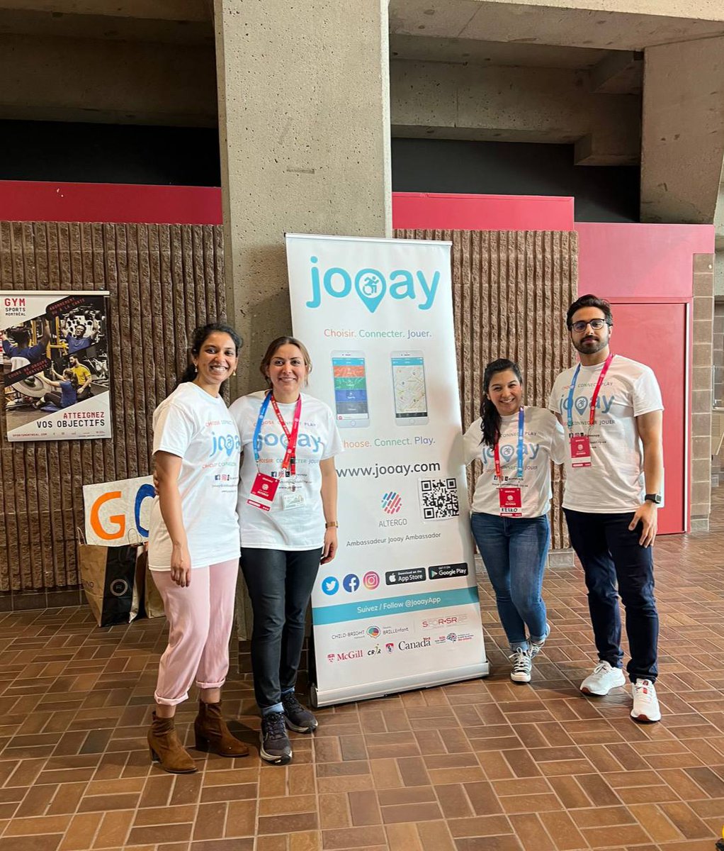 jooayapp's tweet photo. We are thrilled to have joined Défi sportif once more this year! 🌟 It was a joy connecting and playing with everyone. Plus, we got to share all about Jooay with so many amazing people!📷  You can always connect with us at jooay@childhooddisability.ca.  #DefiSportif #Jooay https://t.co/SjDoafLGn3