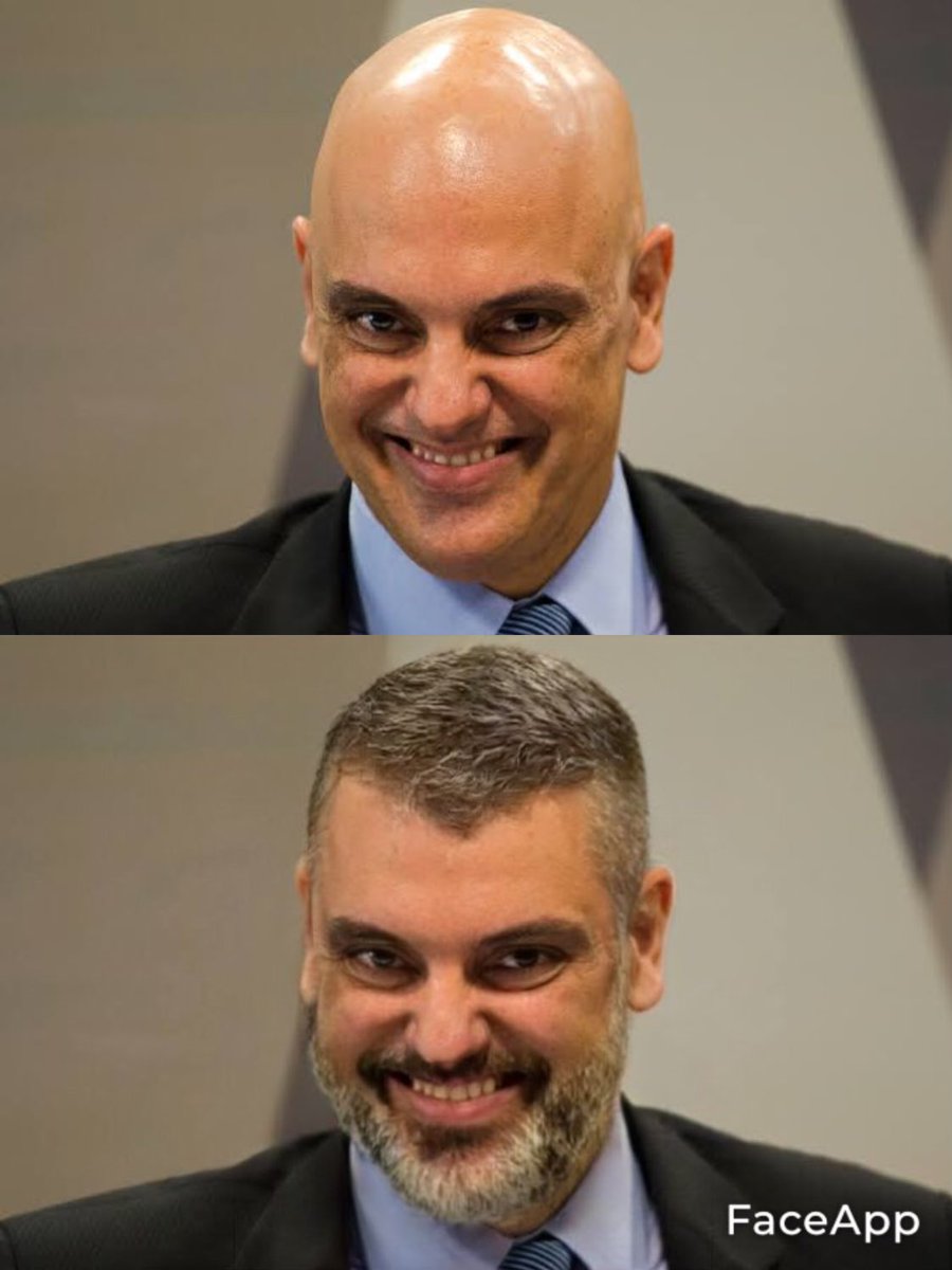 luiztrajano's tweet photo. Antes e depois do visagismo https://t.co/F21xFkK389