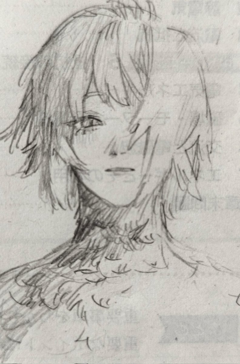 裏紙に描く癖やめたらいいのに 