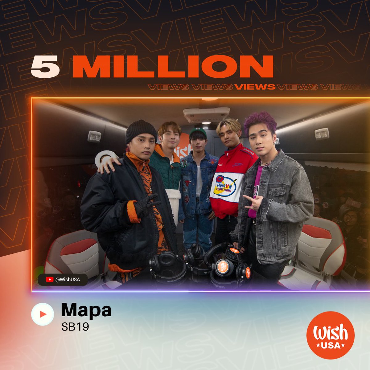 wishusaofficial's tweet photo. Navigating Towards Almost 6 Million of Views!🌍✨

SB19's "MAPA" has charted a course through our hearts, and you, the fans, have turned it into a global journey of support. 

Join the voyage again on our YouTube channel!🎶💙

#SB19MAPA #WishclusivePH #MusicUnitesUs #PinoyPop https://t.co/M8QBJpTdSU