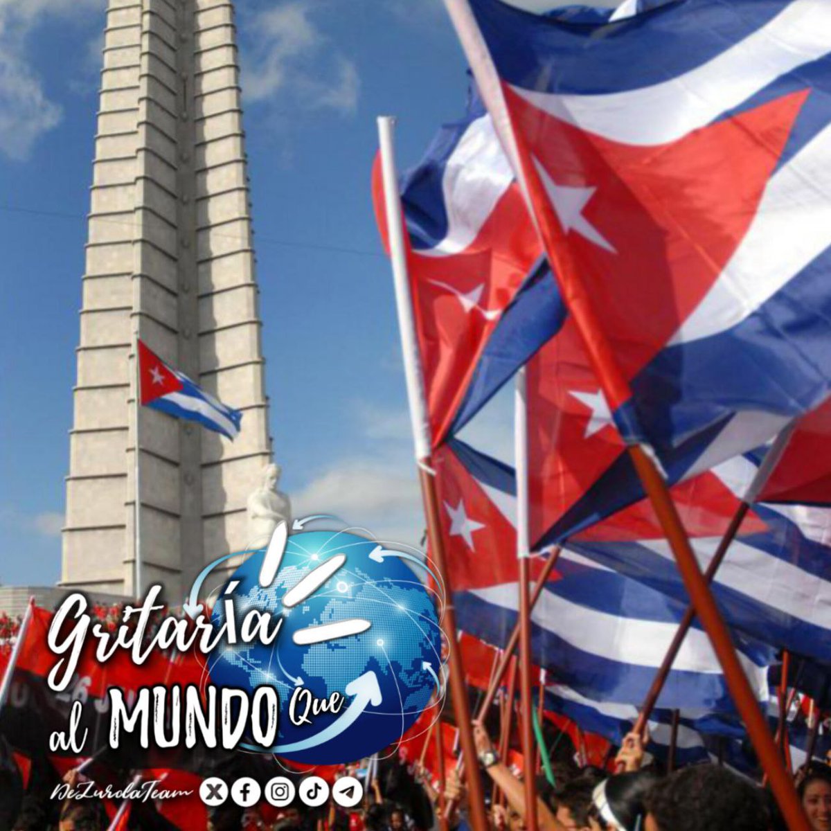 🇨🇺 #GritaríaAlMundoQue defenderé mi bandera y en cualquier circunstancia y A CUALQUIER precio 🫡 #DeZurdaTeam_ @DeZurdaTeam_