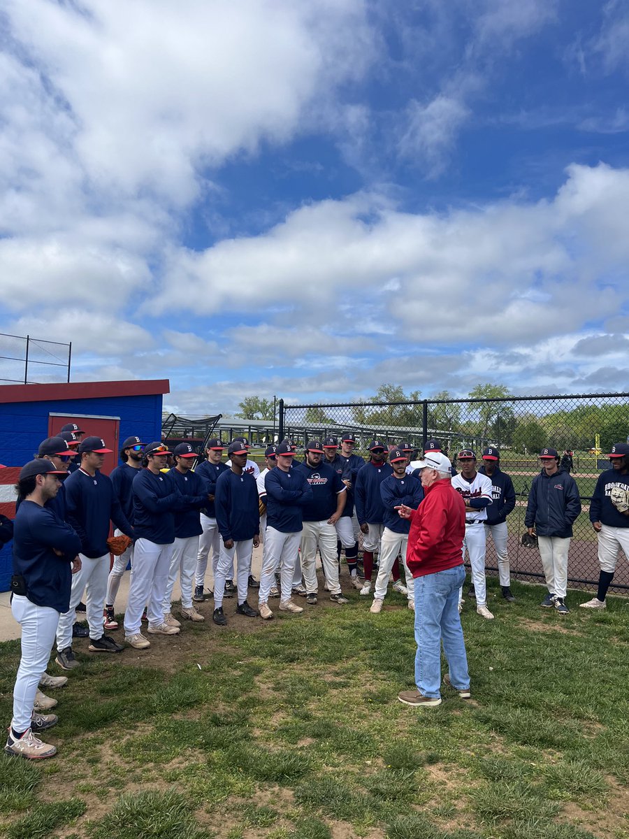 Great seeing former Brookdale great George Hart . The first Brookdale player to ever get drafted and sign with The Detroit Tigers. Talking to the boys about how special the Brookdale Family is . There is no program out there that has has this family loyalty . Brookdale Family !