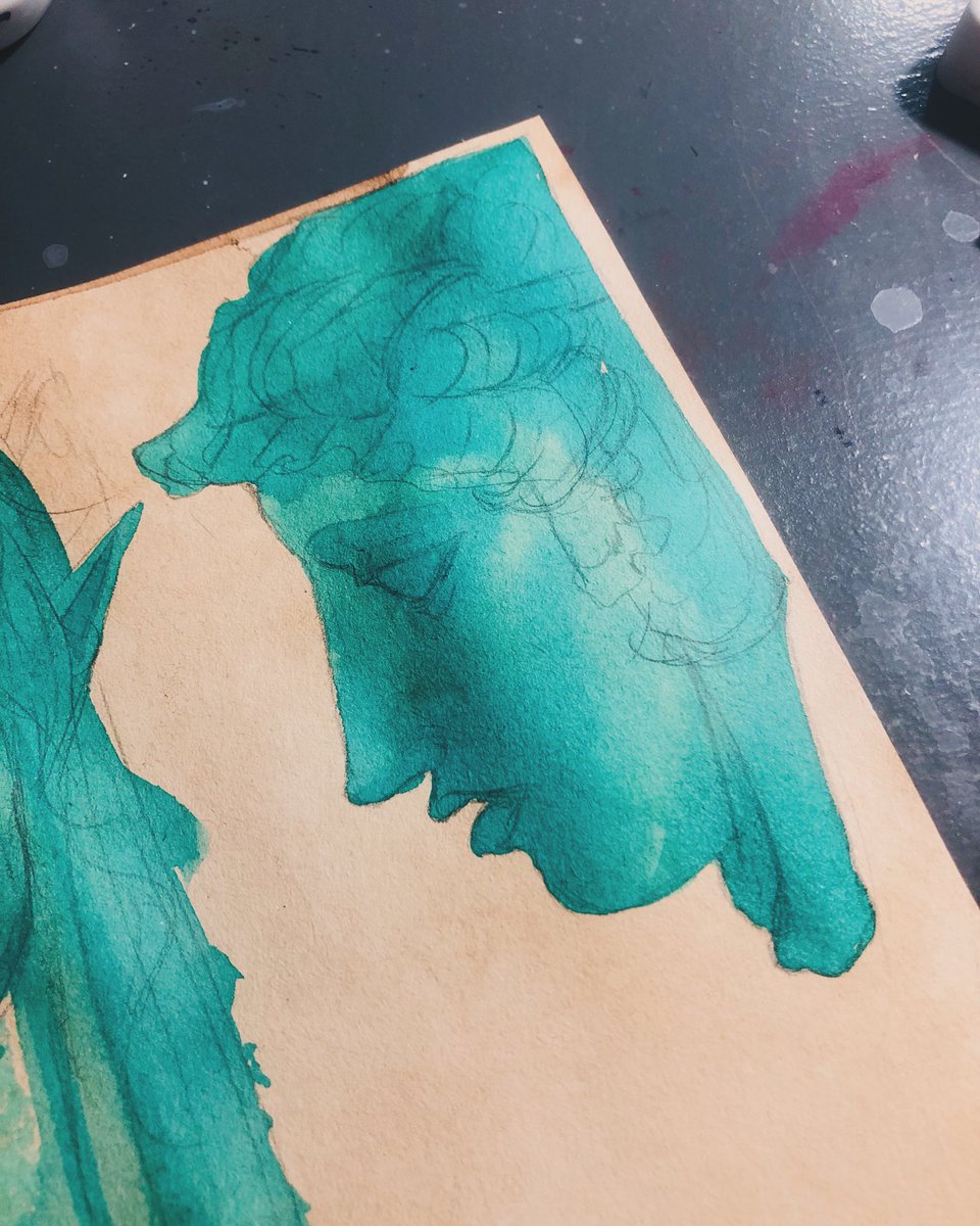 mabzbaby's tweet photo. Doodling while going mad waiting on #Bloodofzeus season 2 👄 https://t.co/n436MnRBi1