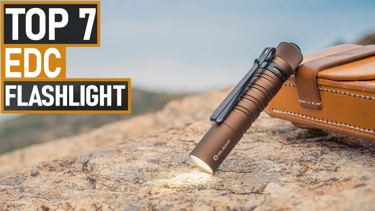 Top 7 Affordable Rechargeable Flashlights for Everyday Carry (EDC) edcfinds.com/top-7-affordab… #everydaycarry  #pocketdump  #knifecommunity  #edc