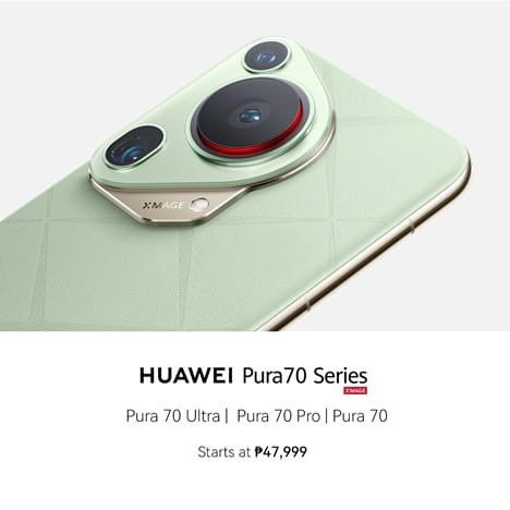Introducing the #HUAWEIPura70Series, a testament to the beauty of simplicity and the power of innovation. Each device in this series is a masterpiece, designed to unlock a realm of purity and sophistication.

Visit them now at Huawei Store at the G/F! #iLoveMarketMarket