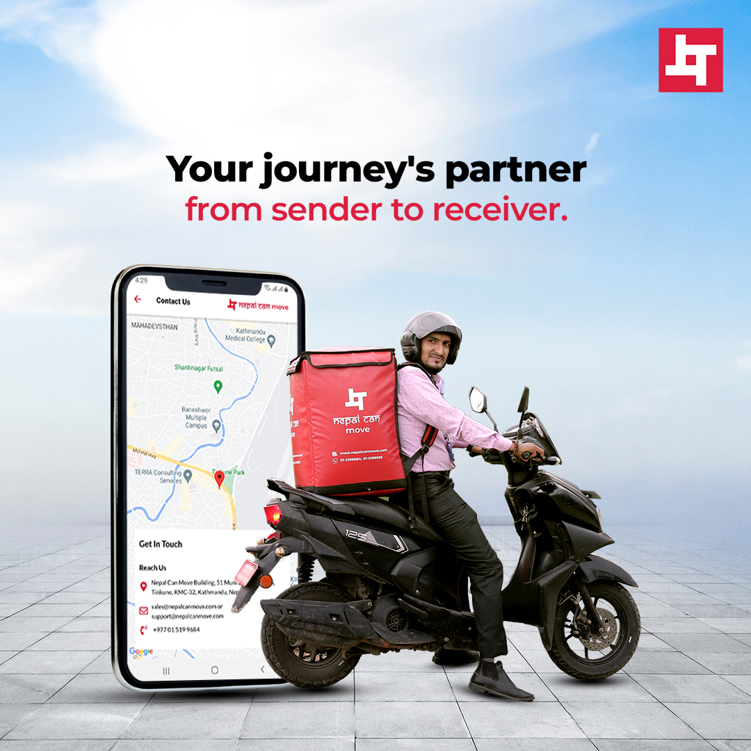From your hands to theirs, NCM is the trusted partner in your parcels' journey. 📦✈️ 
Whether it's across the street or across the globe, count on us to deliver with care and precision every step of the way! 

#NepalCanMove #DeliveryPartner #NCMGarau