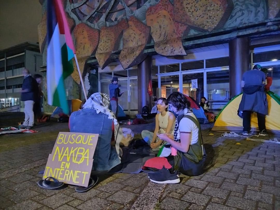 Estudiantes de la Universidad de Costa Rica comienzan un campamento en solidaridad con Palestina pidiéndole a las universidades públicas del país romper relaciones con Israel.